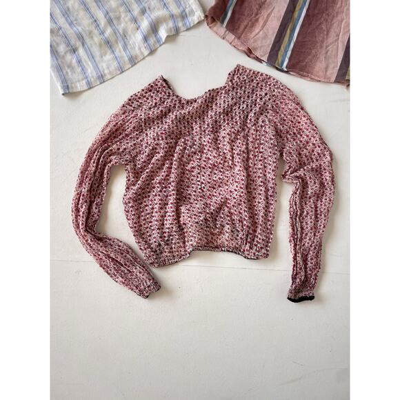 VINTAGE 70s Boho Hippie Tops Bundle / 3 Pcs / Resellers Wholesale Lot AS FOUND - Picture 6 of 9